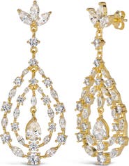 Anna Zuckerman Retro Glamour Chandelier Earrings