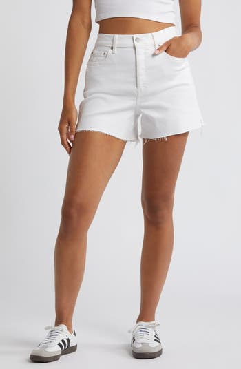 【ヨーグルト】Oblada(HIGH WAIST CUTOFF) DAZE Bottom Line High Waist Distressed Denim Cutoff Shorts
