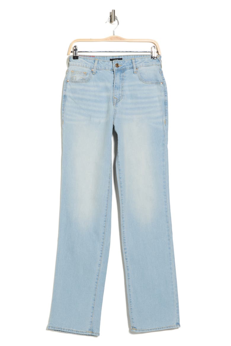 Sarah High Waist Straight Jeans, Alternate, color, LIGHT ENDLESS WASH