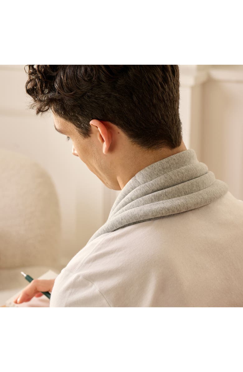 Bearaby Calmer Weighted & Heatable Neck Wrap, Alternate, color, Moonstone Grey