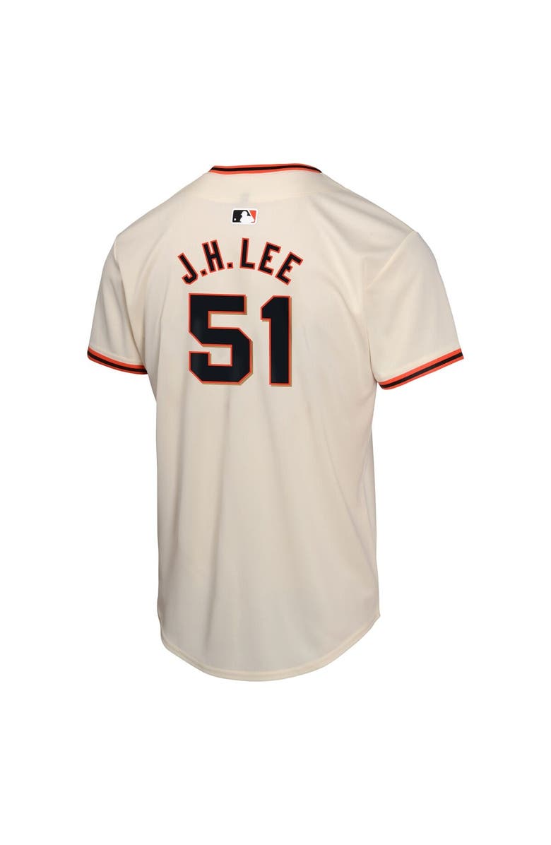 Nike Youth Nike Jung Hoo Lee Cream San Francisco Giants Home Player Game Jersey, Alternate, color, Cream