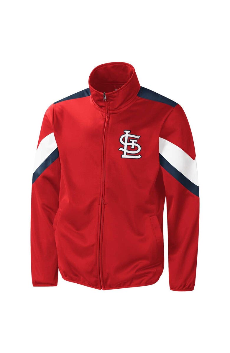 G-III SPORTS BY CARL BANKS Men
s G-III Sports by Carl Banks Red St. Louis Cardinals Earned Run Full-Zip Jacket, Alternate, color, Red