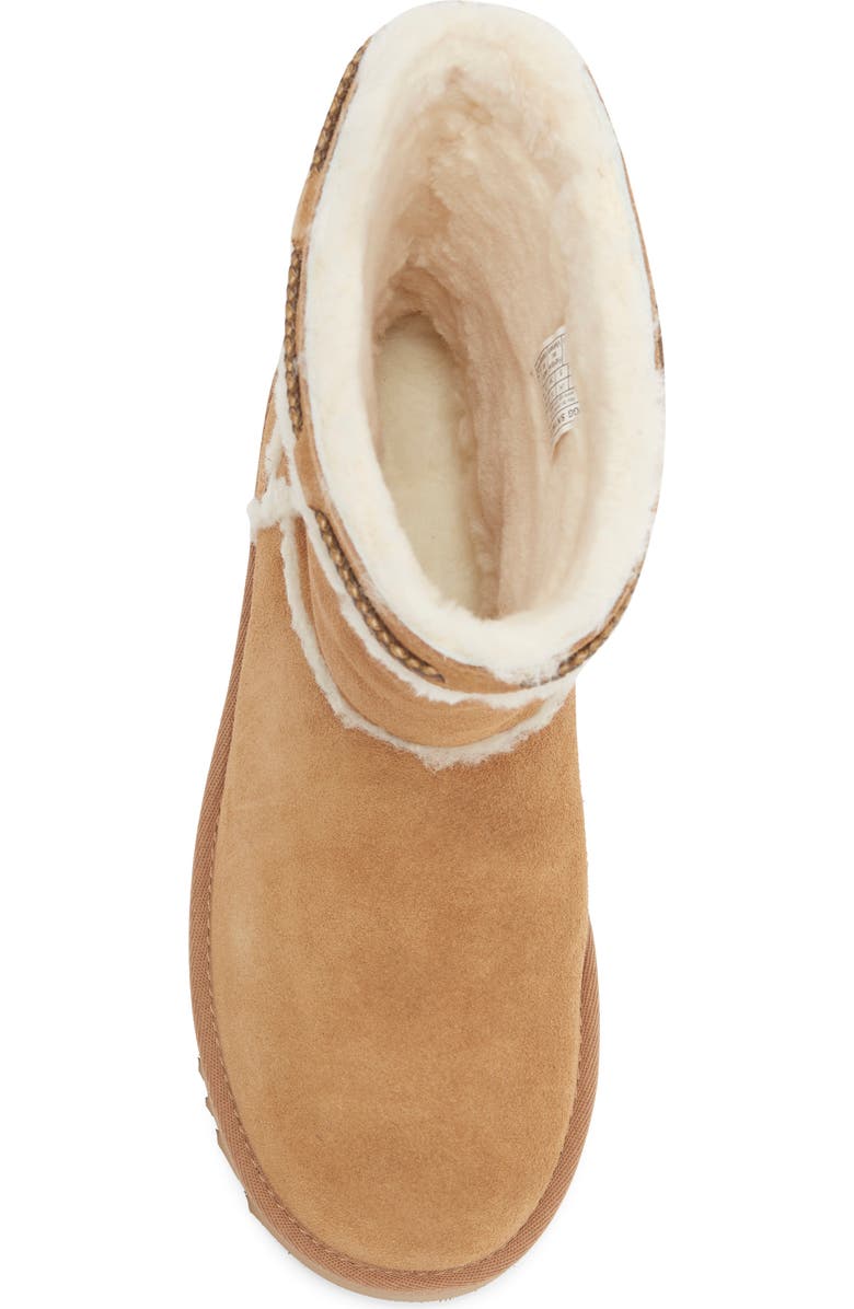 UGG<sup>®</sup> Classic Short Shearling Braid Trim Boot, Alternate, color,