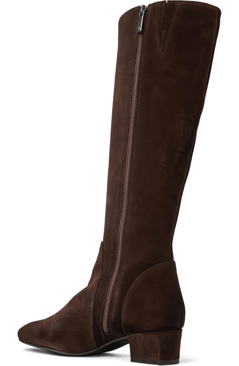 Aquatalia Serafina Weatherproof Knee High Boot, Alternate, color, Espresso Suede