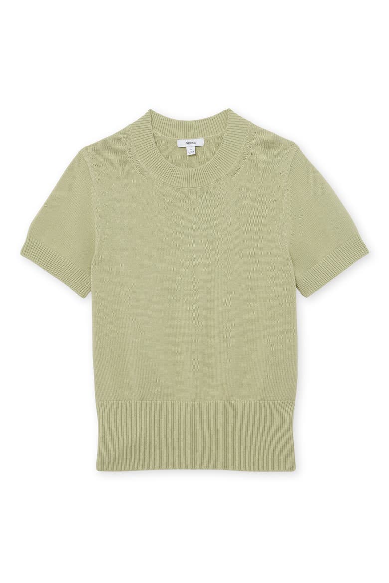 Anita Cotton & Wool Sweater, Alternate, color, SAGE GREEN