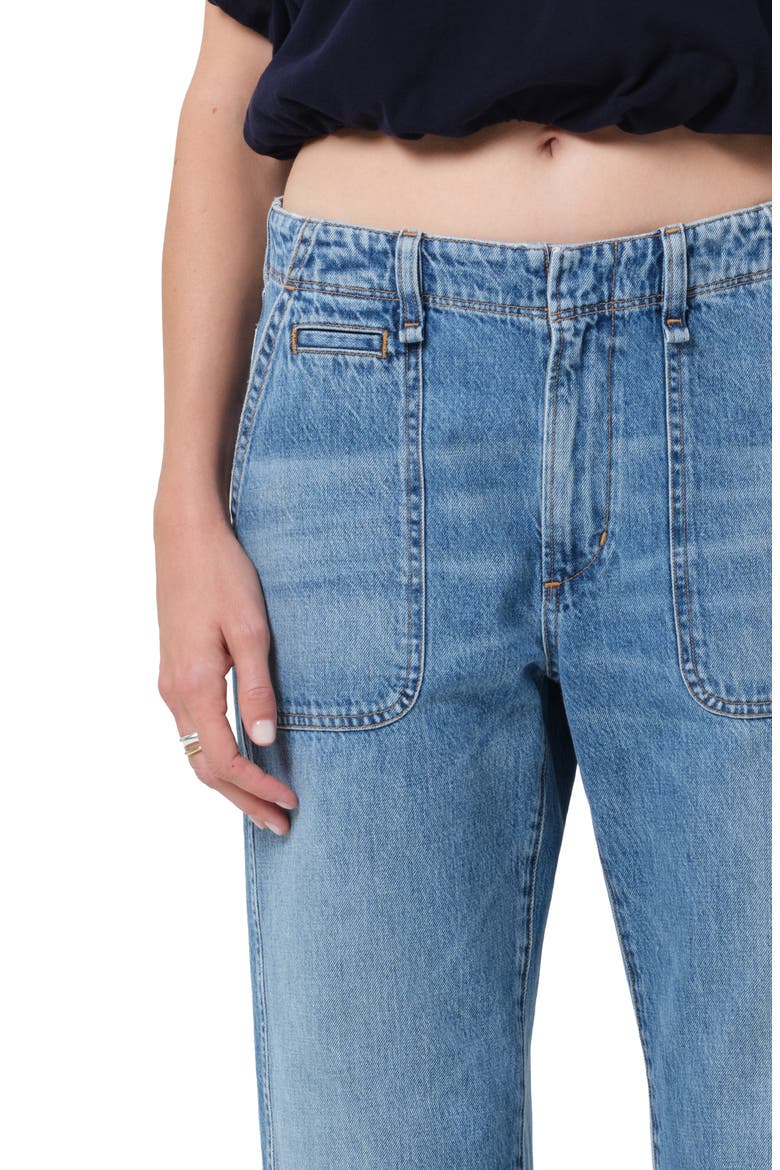 Winslow Utility Ankle Jeans, Alternate, color, ROWENA LIGHT/ MEDIUM INDIGO