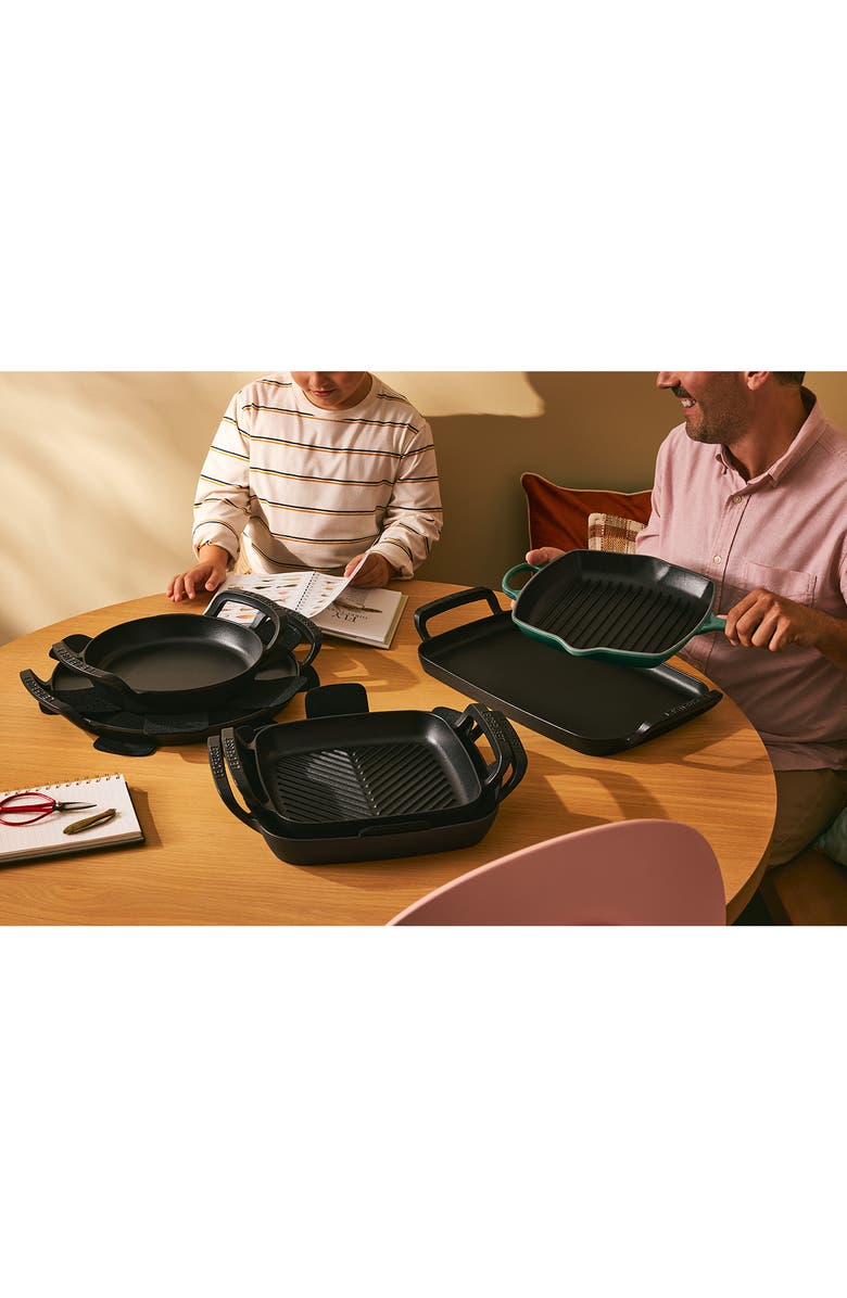 Le Creuset Alpine Outdoor Grill Pan, Alternate, color, Matte Black
