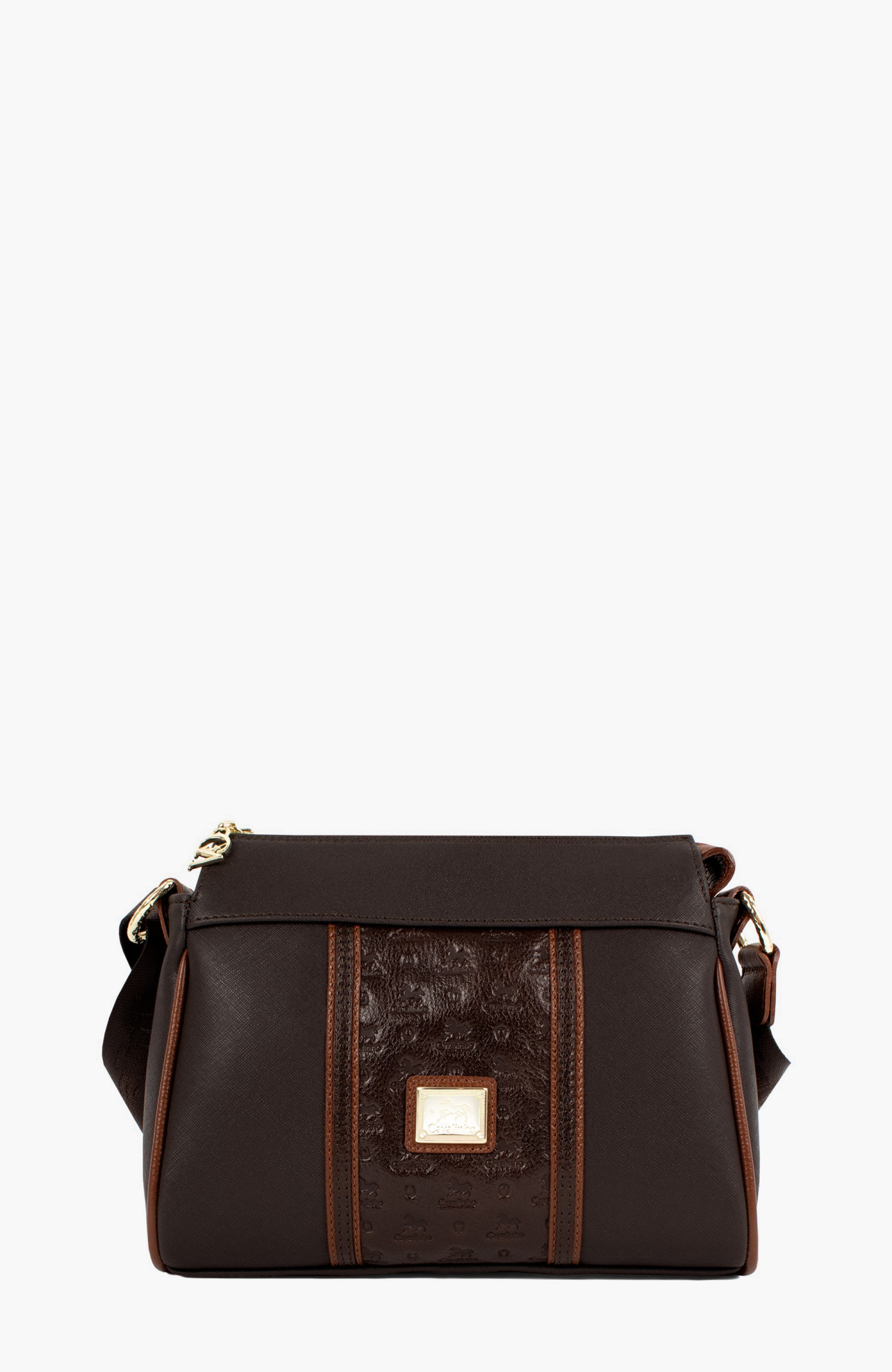 Origem Crossbody Bag 344, Main, color, Brown / Camel Brown