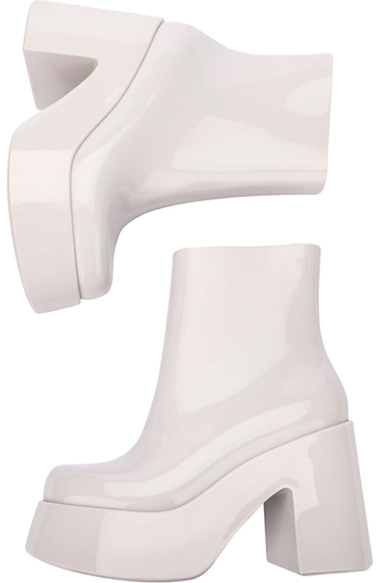 Melissa Nubia II Platform Bootie, Alternate, color, White