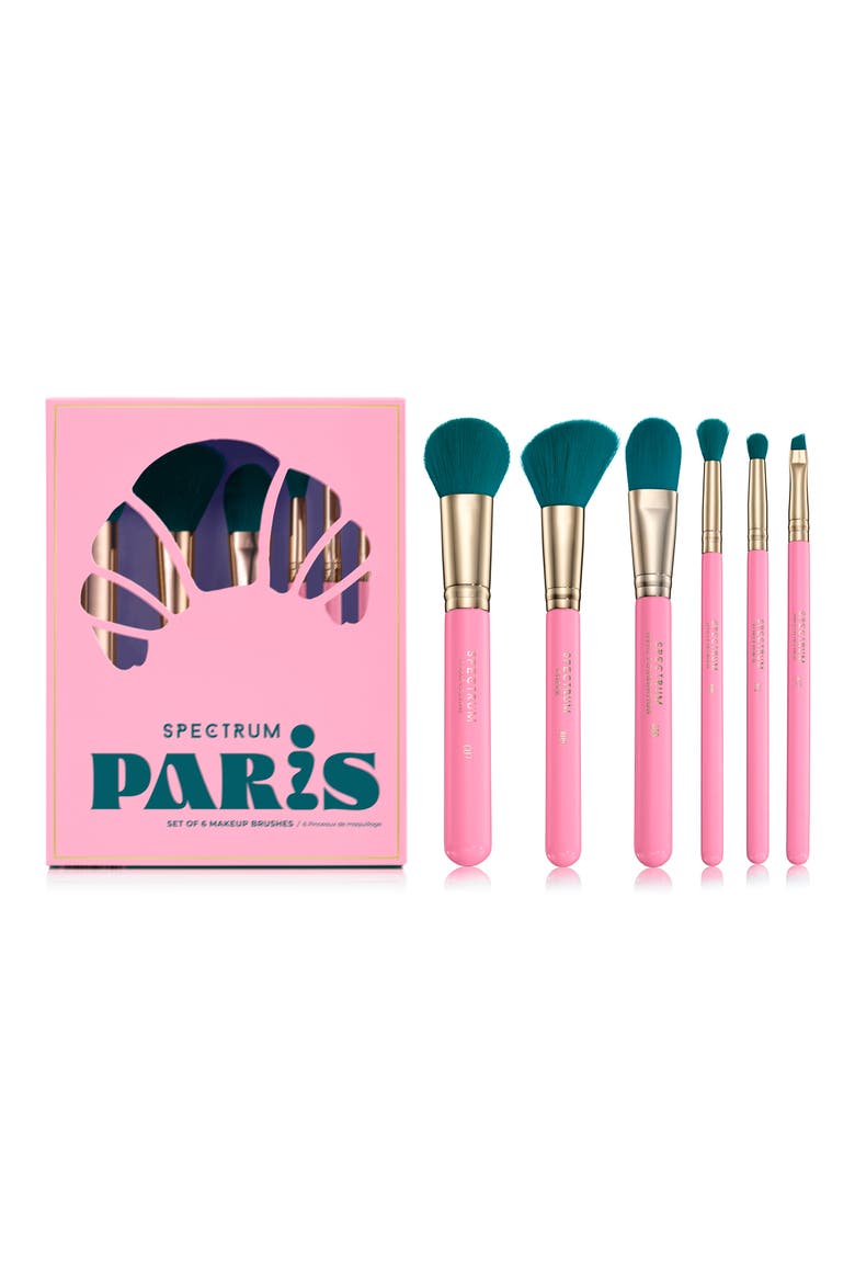 Paris Travel Book 6-Piece Makeup Brush Set, Main, color, PARIS