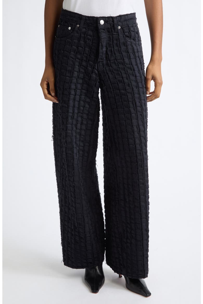 Bethany Wide Leg Jeans, Main, color, BLACK