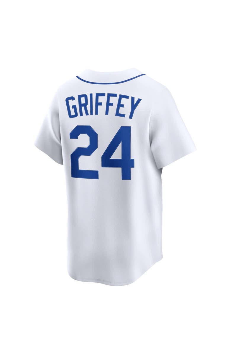 Nike Men's Nike Ken Griffey Jr. White Seattle Mariners Throwback Cooperstown Collection Limited Jersey, Alternate, color, 