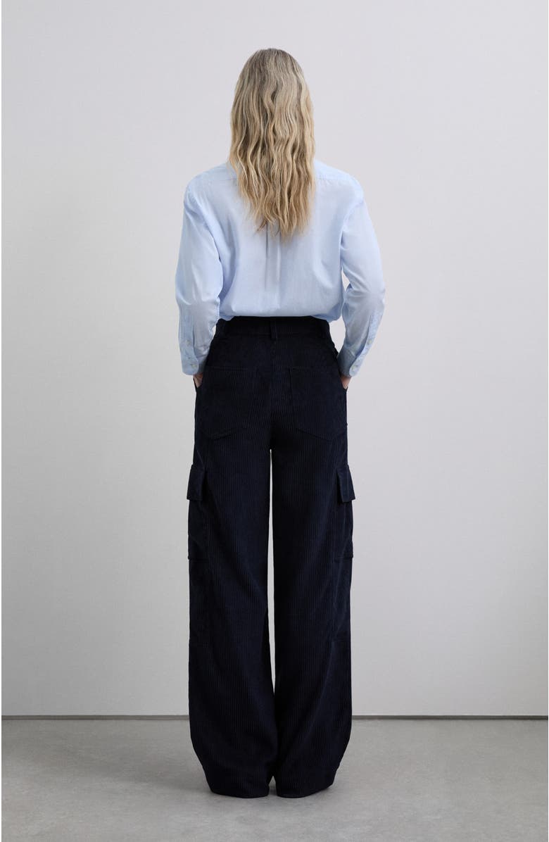 Scalpers Corduroy Cargo Pant, Alternate, color, Navy