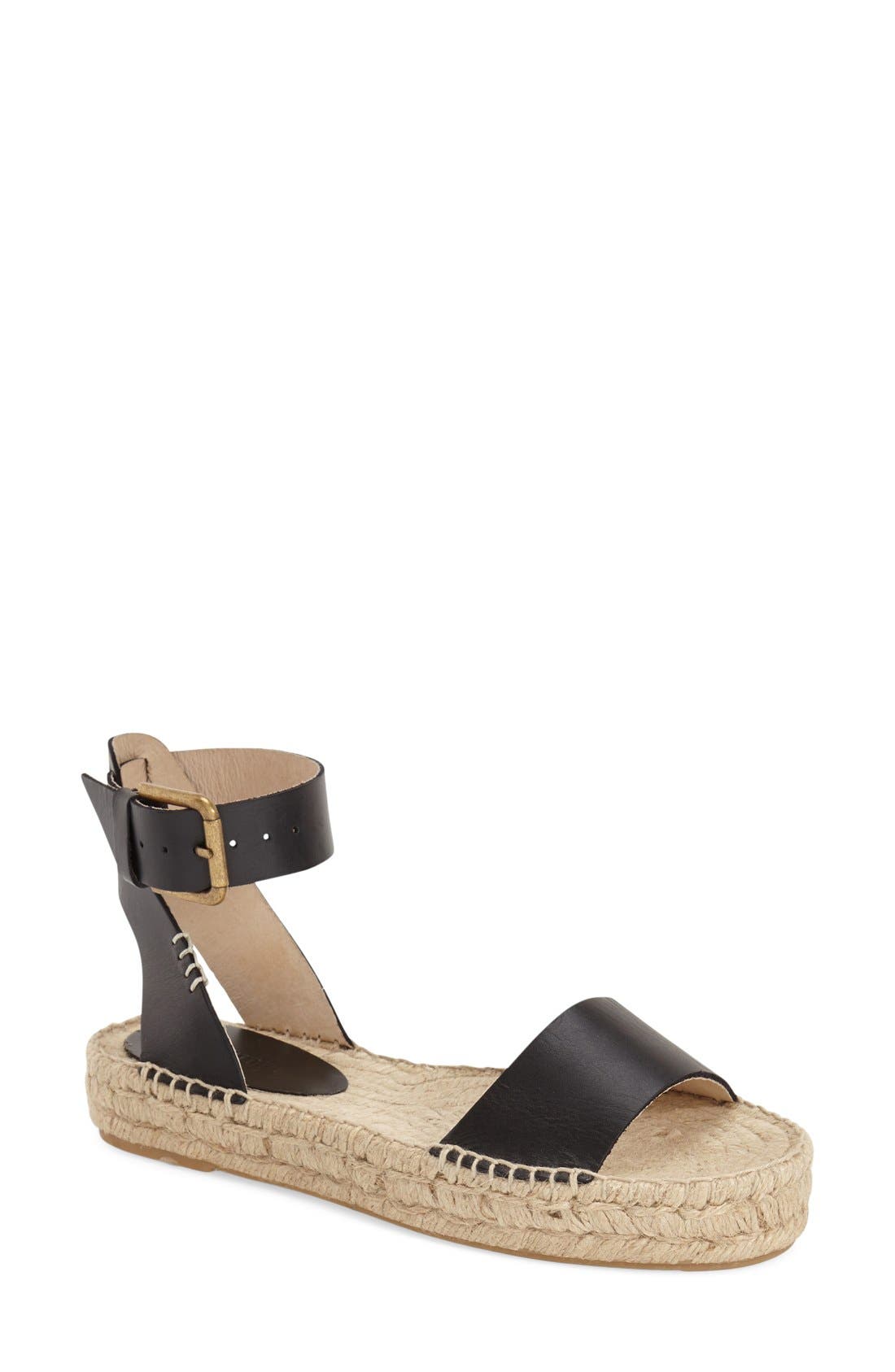 Soludos Espadrille Platform Sandal, Main, color, 