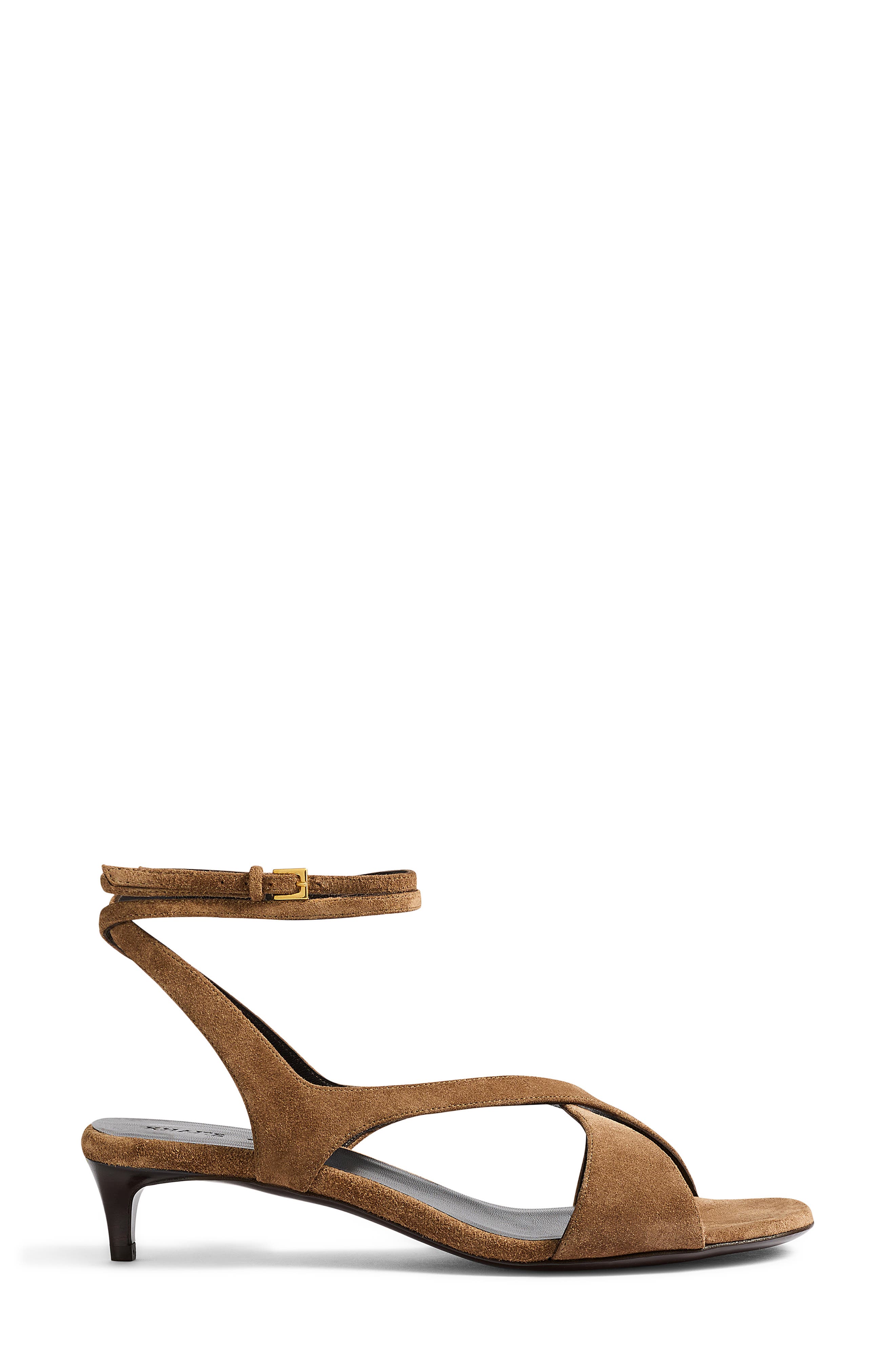 Khaite Liria Ankle Strap Sandal, Alternate, color, Dattero