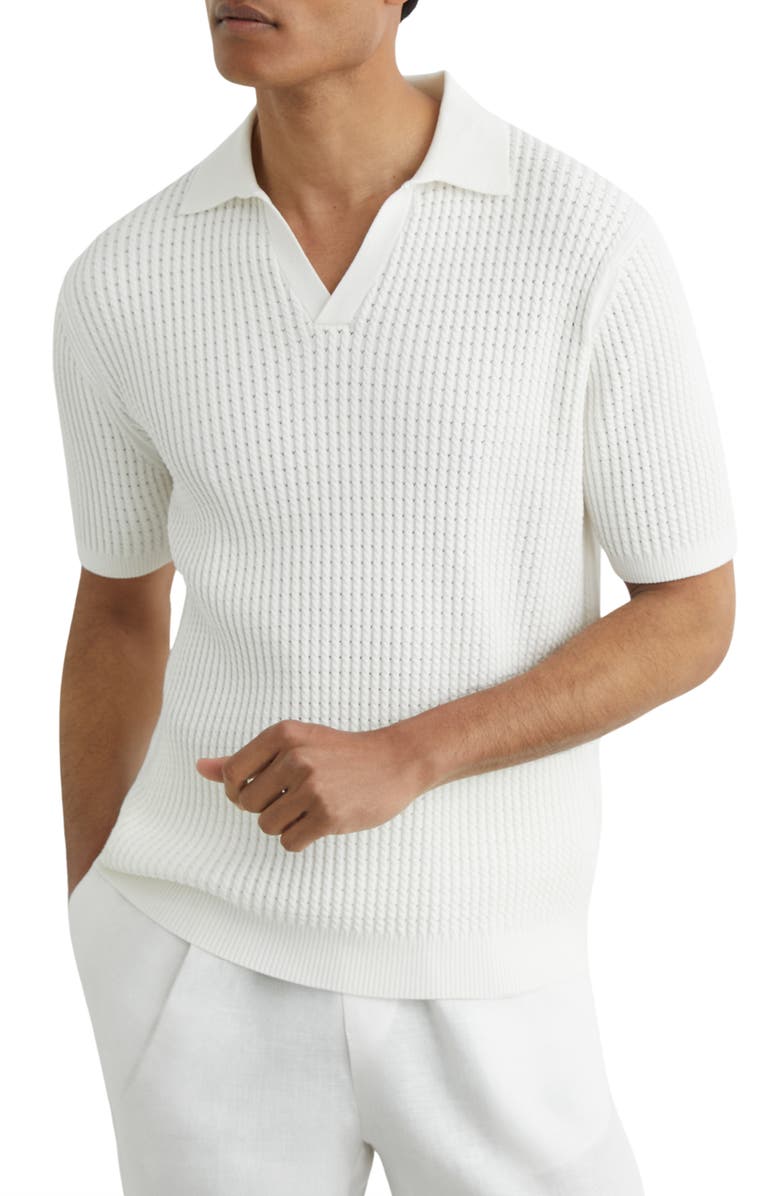 Reiss Merit Cotton Blend Polo, Main, color,
