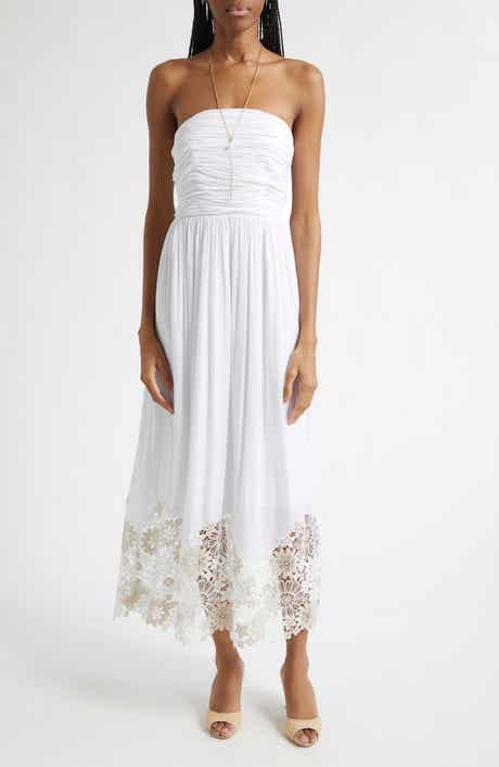 Milani Strapless Lace Detail Dress