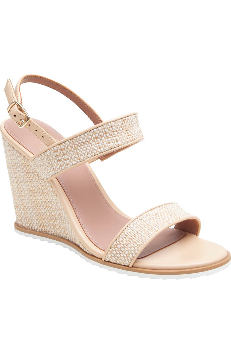 Linea Paolo Edith Wedge Sandal, Main, color, Natural