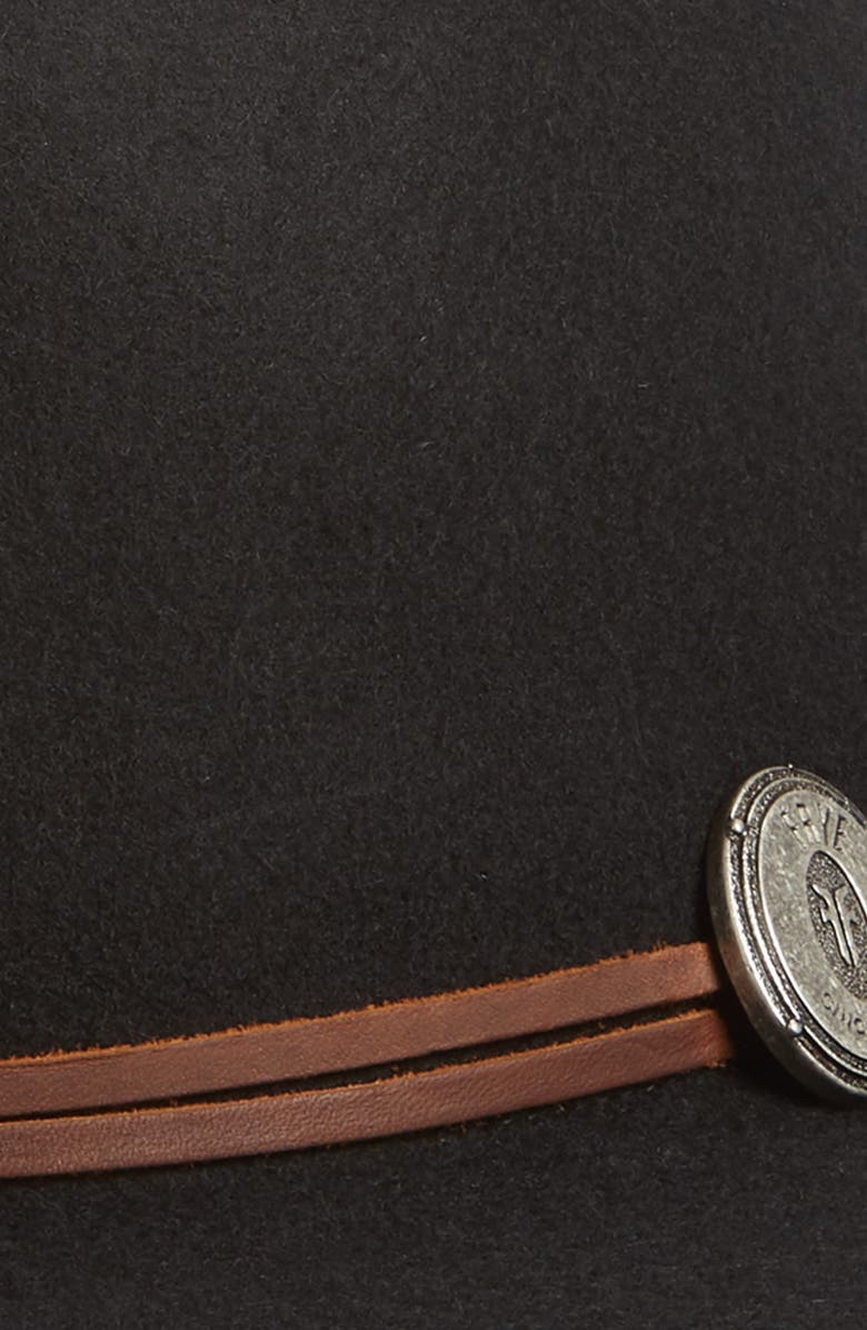 Frye Cadet Dented Crown Wool Felt Hat, Alternate, color, 