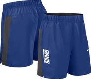 Nike Men's Nike Royal New York Giants Woven Victory Performance Shorts