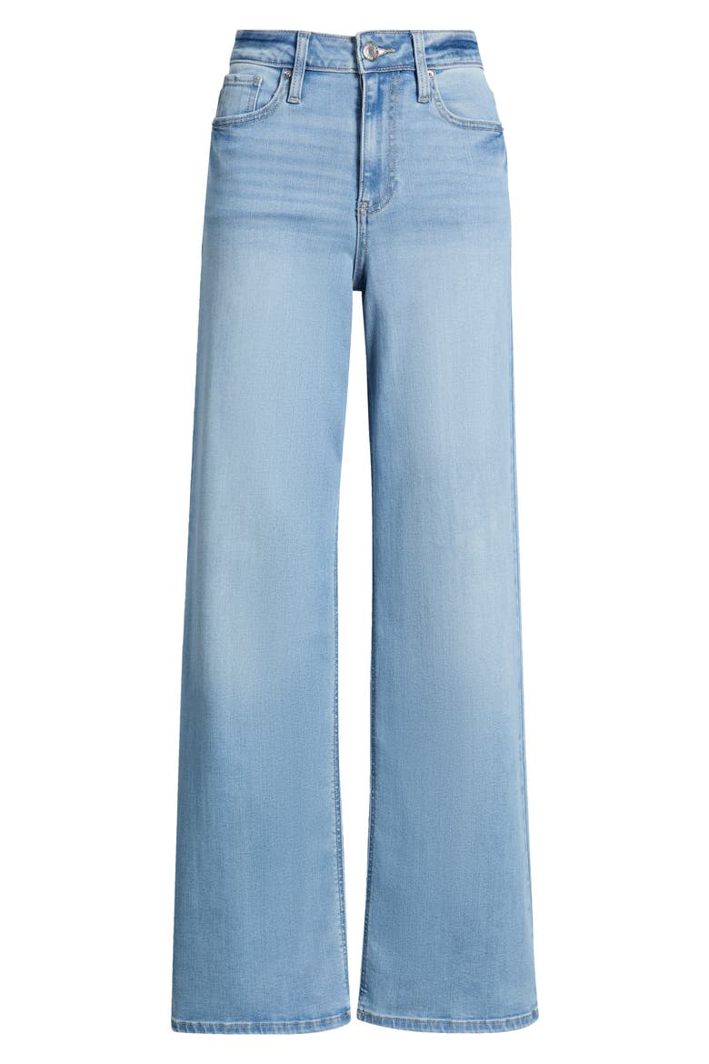 High Waist Wide Leg Jeans, Alternate, color, LIGHT BLUE