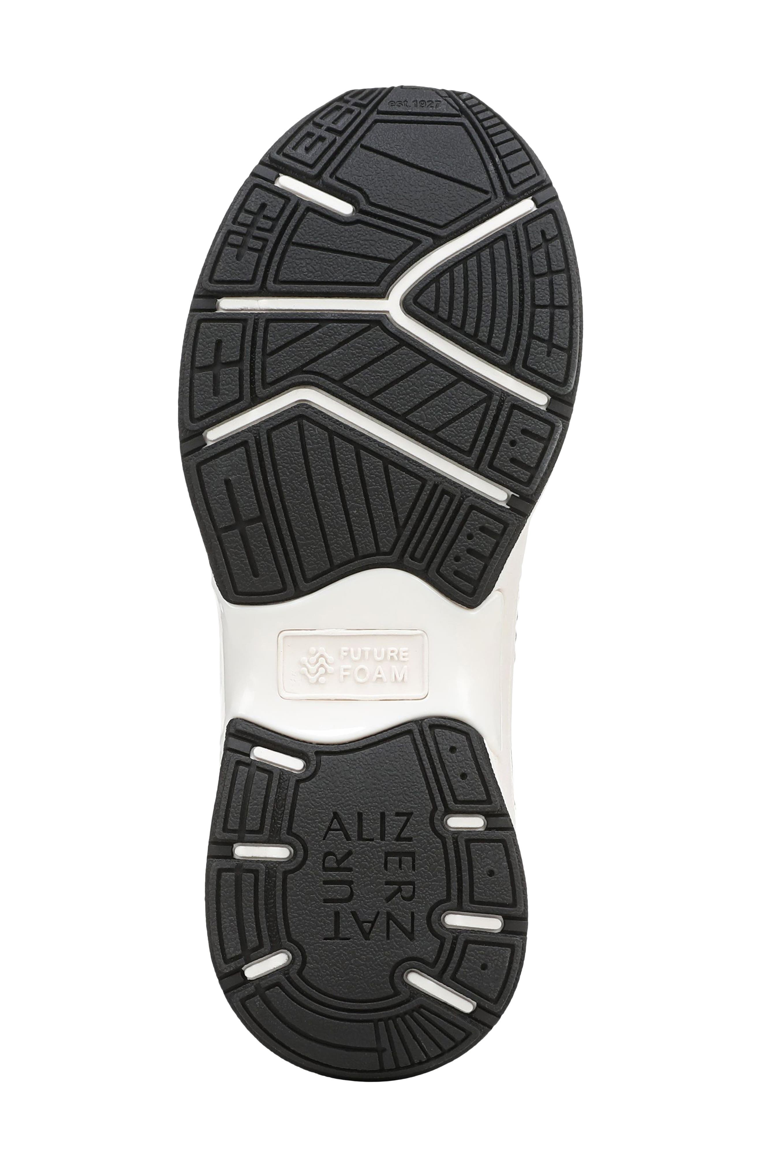 Zoie Sneaker, Alternate, color, WHITE/ SILVER