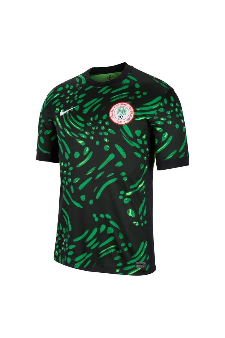 Men's Nike Black Nigeria National Team 2024 Away Replica Jersey (Men ...