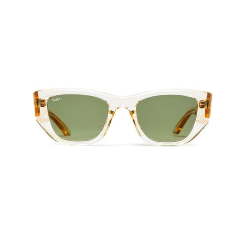Vada Square-frame Sunglasses In Transparent
