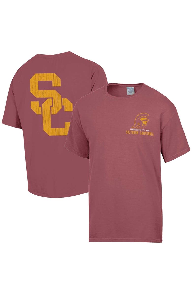Comfort Wash Men's Comfort Wash Cardinal USC Trojans Vintage Logo T-Shirt, Main, color, 