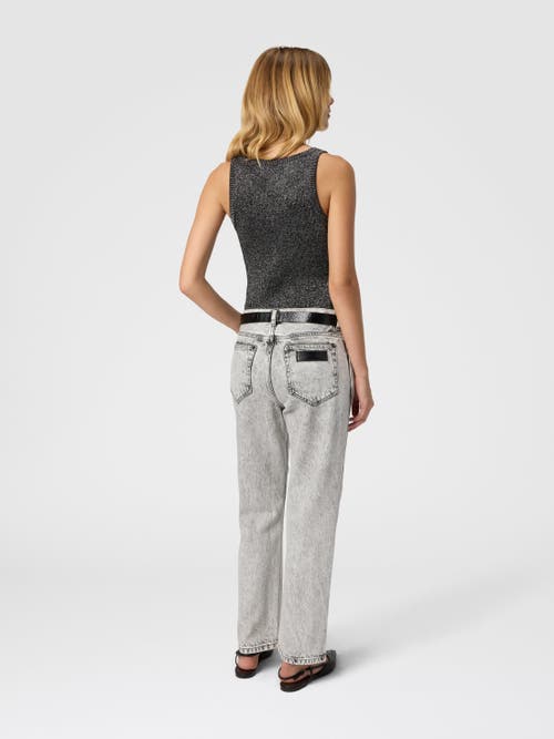 Missoni Scoop-neck Metallic-effect Tank Top In Black