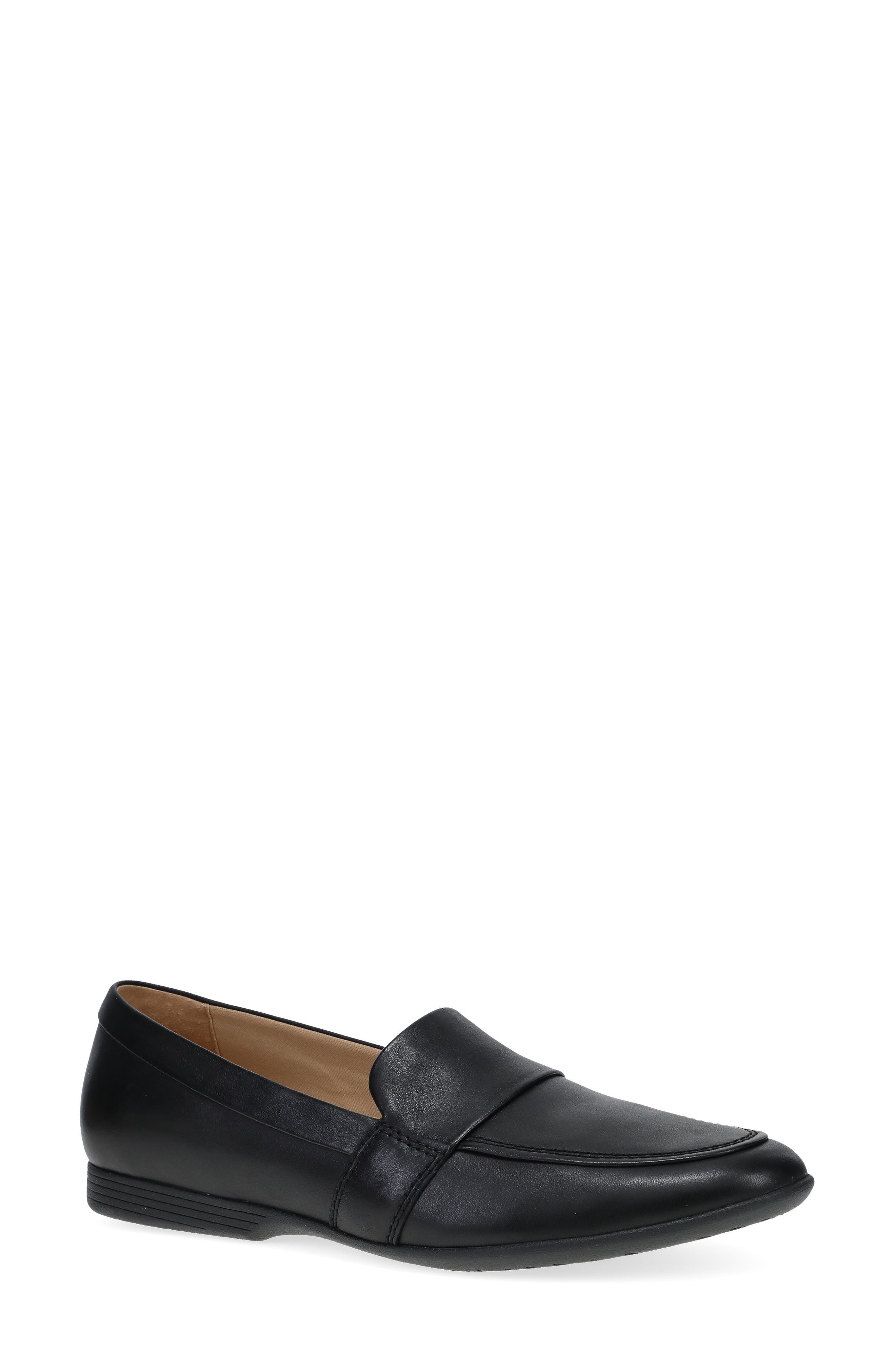Dansko Linden Loafer, Main, color, Black