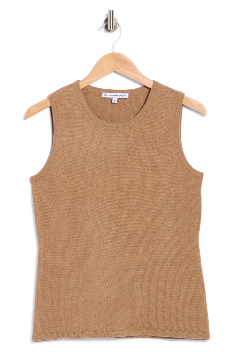 Cashmere Tank, Main, color, HERITAGE BROWN