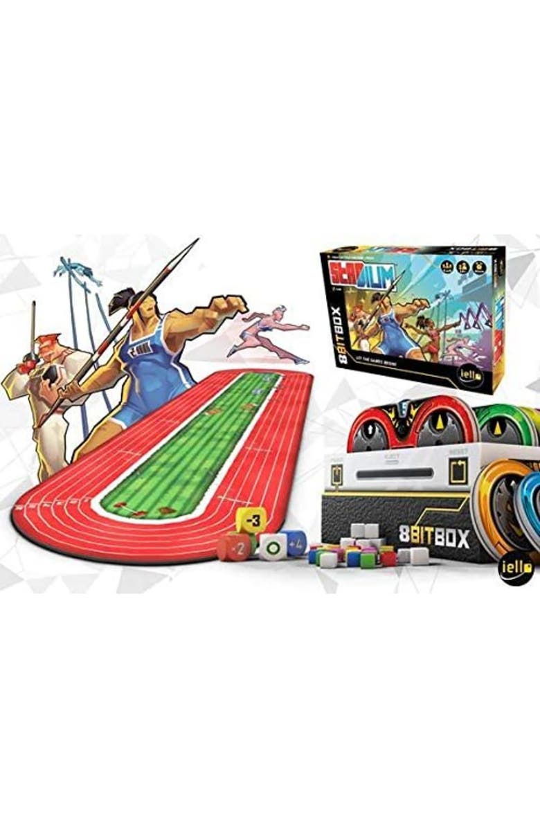 IELLO 8 Bit Box Board Game, Retro Gaming, 36 Players, 1545 Min, Kids Ages 8+, Alternate, color, 