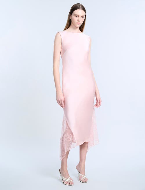 Bcbg Cowl Back Dress In Pink