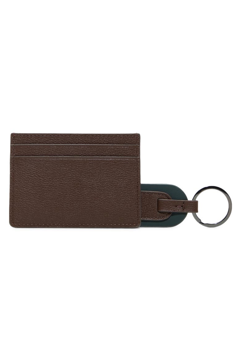 Cavendish Card Holder Wallet & Key Ring Set, Alternate, color, BROWN