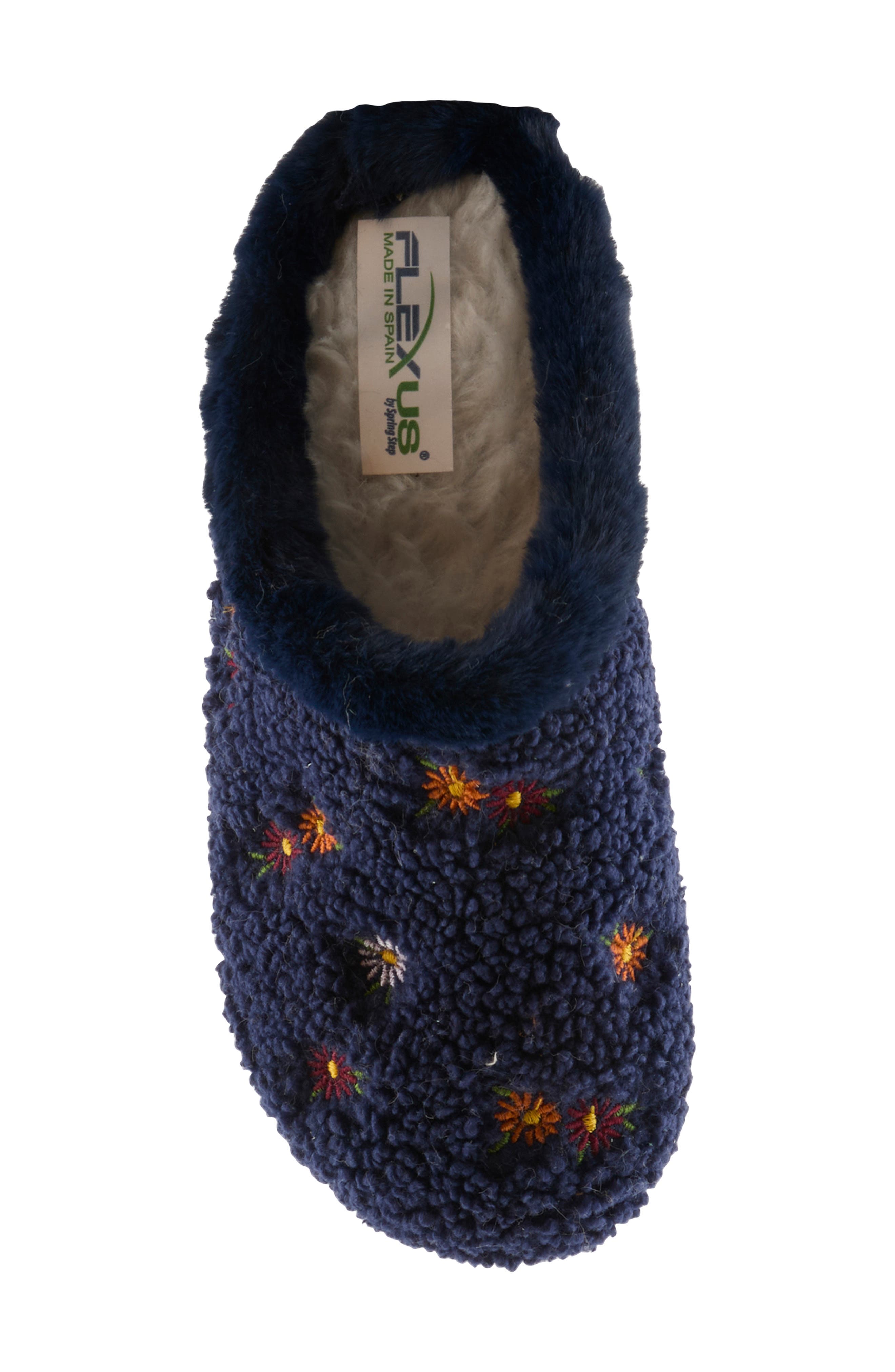 Abouquet Mule Slipper, Alternate, color, NAVY