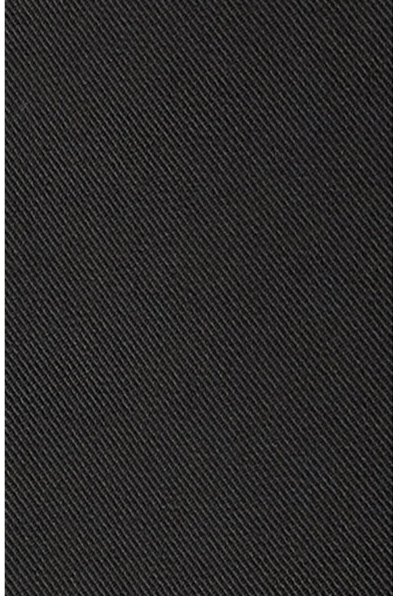 Collarless Gabardine Jacket, Alternate, color, ANNE BLACK