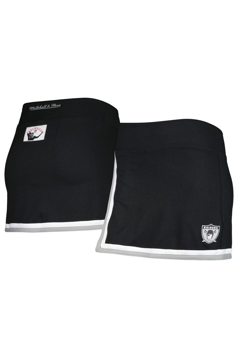 Women's Mitchell & Ness  Black Oakland Raiders Skort, Main, color, Black