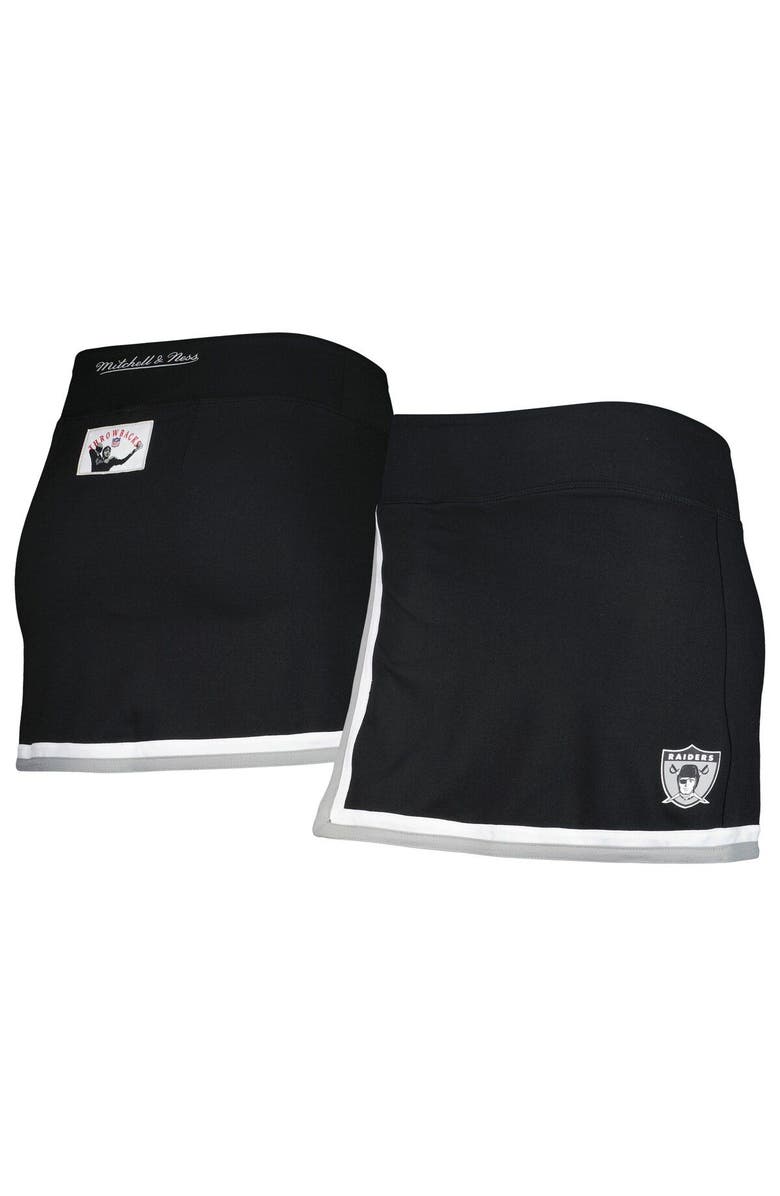 Mitchell & Ness Women's Mitchell & Ness Black Oakland Raiders Skort, Main, color,
