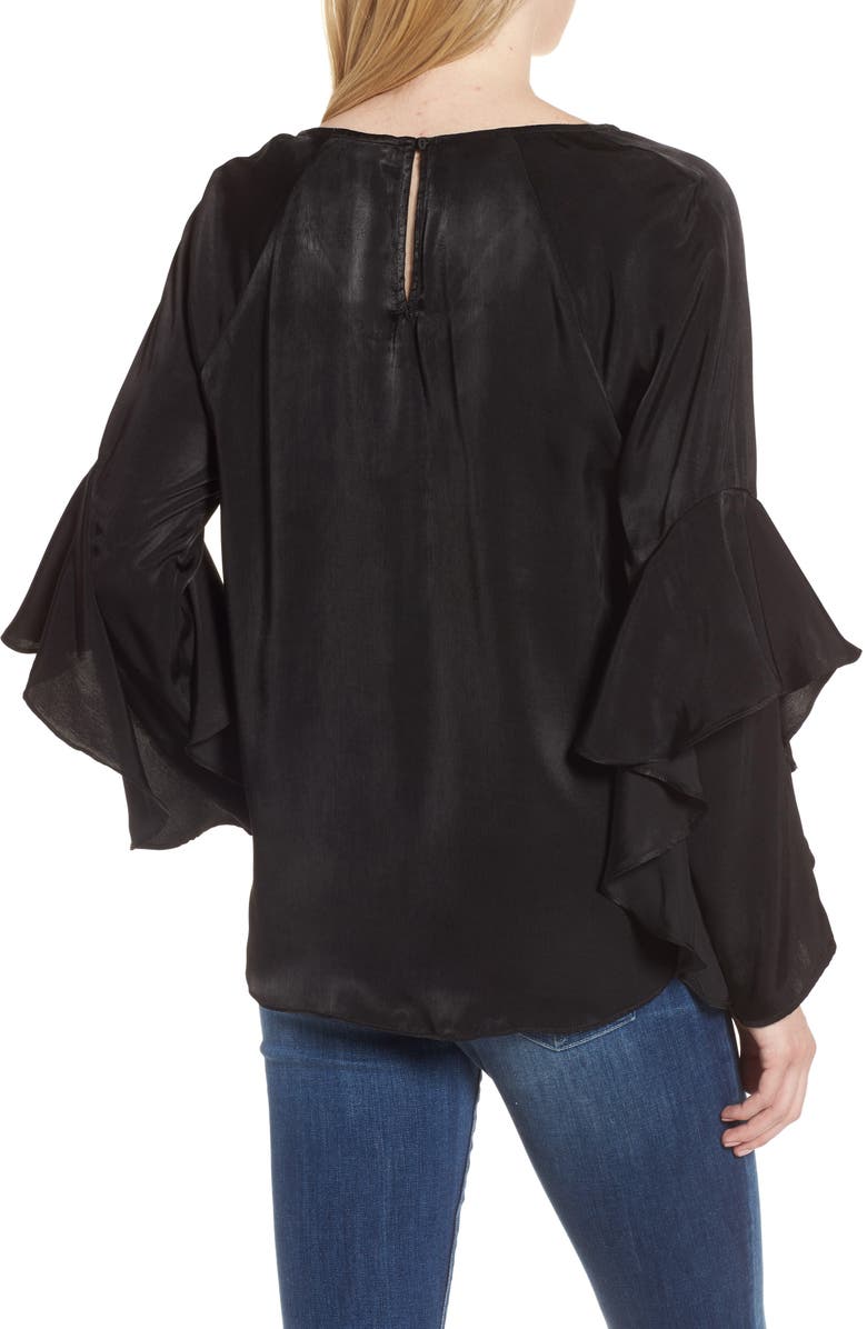 Chelsea28 Ruffle Sleeve Blouse, Alternate, color,