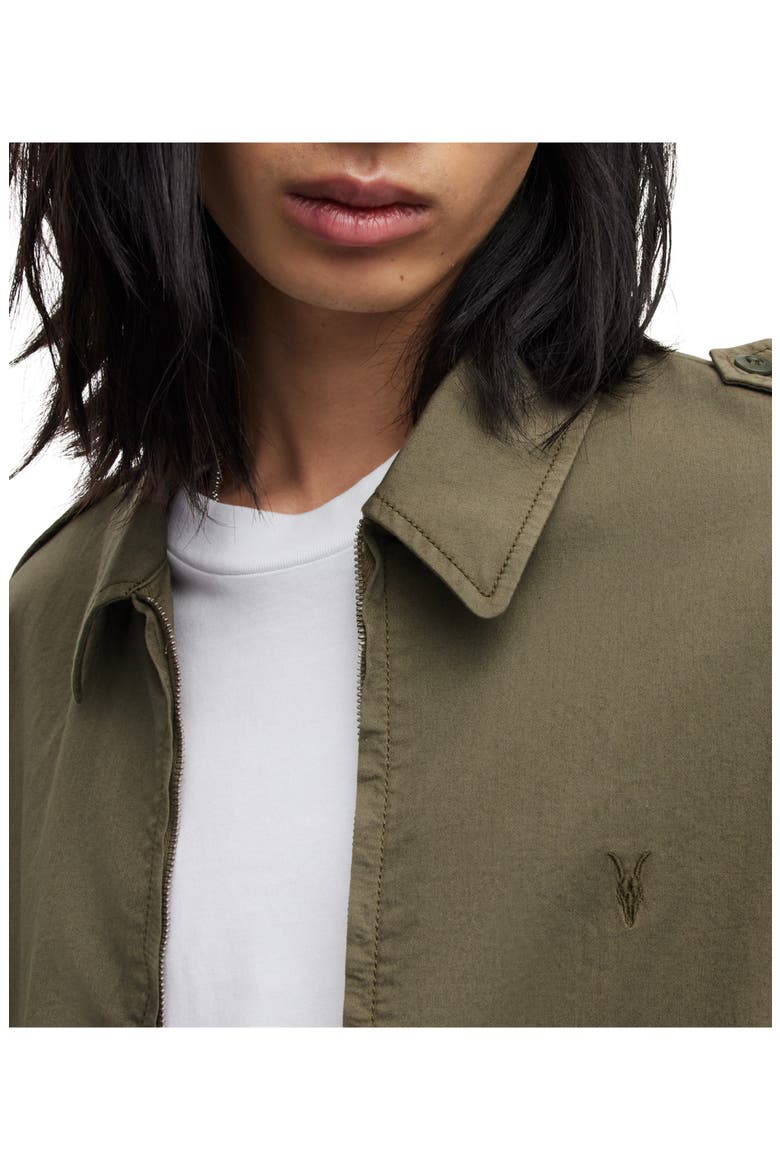 Solano Cotton Blend Jacket, Alternate, color, LEAF GREEN