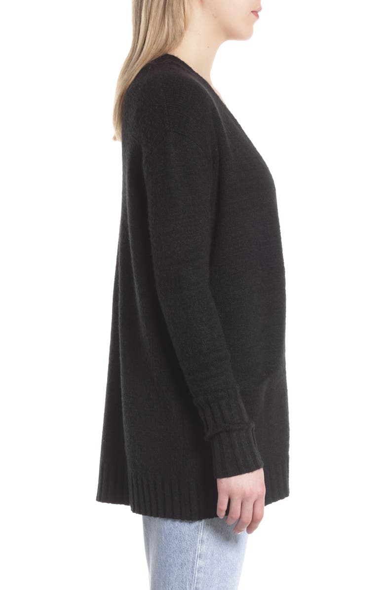 Caslon<sup>®</sup> Collarless Open Front Long Cardigan, Alternate, color, 