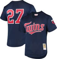 Mitchell & Ness Men's Mitchell & Ness David Ortiz Navy Minnesota Twins 2002 Cooperstown Collection Mesh Batting Practice Jersey