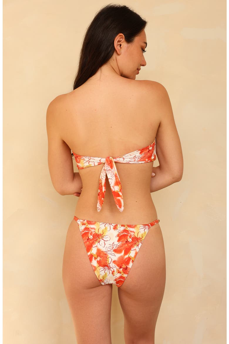 Bare Escape Super Cheeky Bikini Bottom, Alternate, color, Rouge