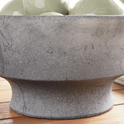 Napa Home & Garden Cedric Decorative Footed Bowl In Black