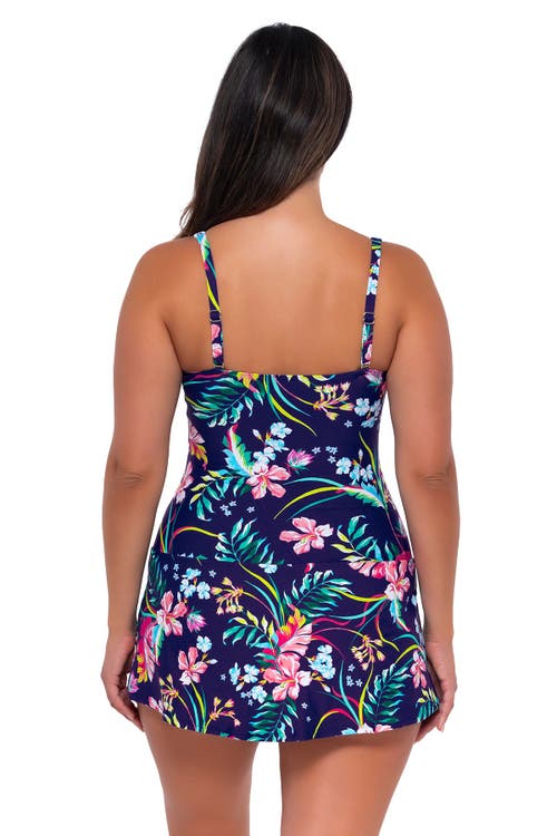 Sunsets Escape Sienna Swim Dress In Island Getaway