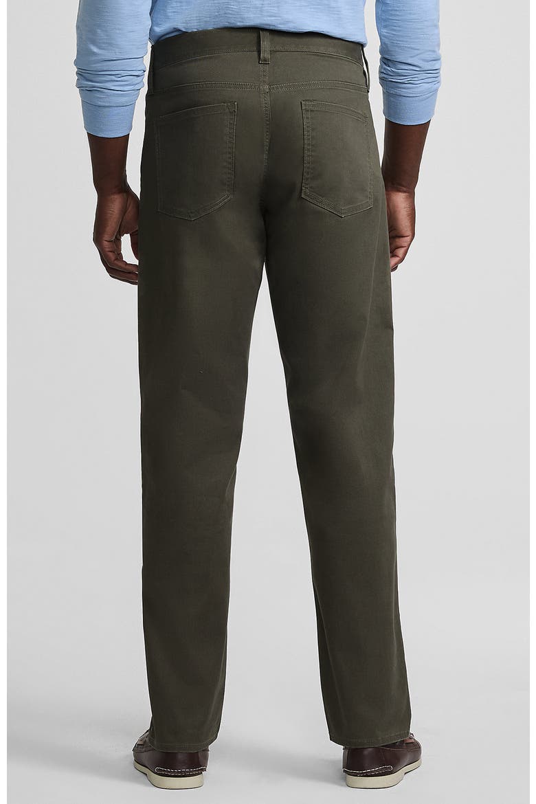 Travel Kit Comfort Waist Classic Straight Fit 5 Pocket Pant, Alternate, color, Forest Moss
