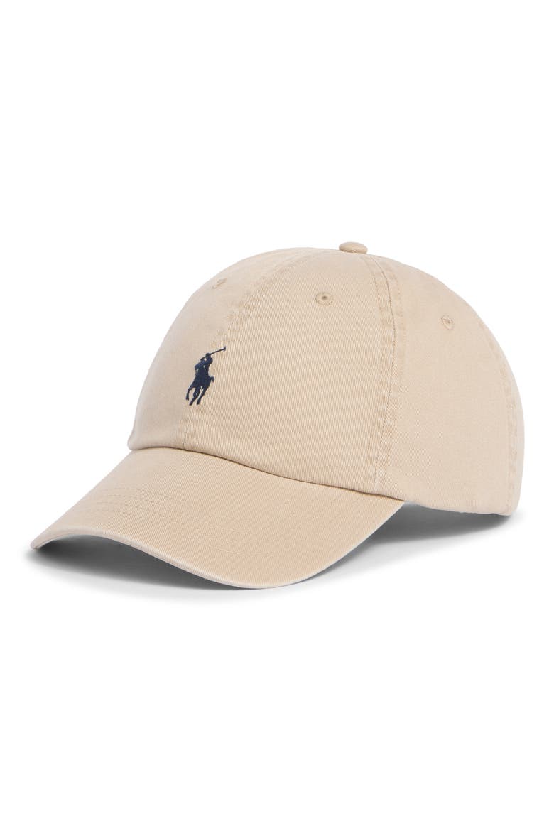 Cotton Twill Baseball Cap, Main, color, NUBUCK/ RELAY BLUE