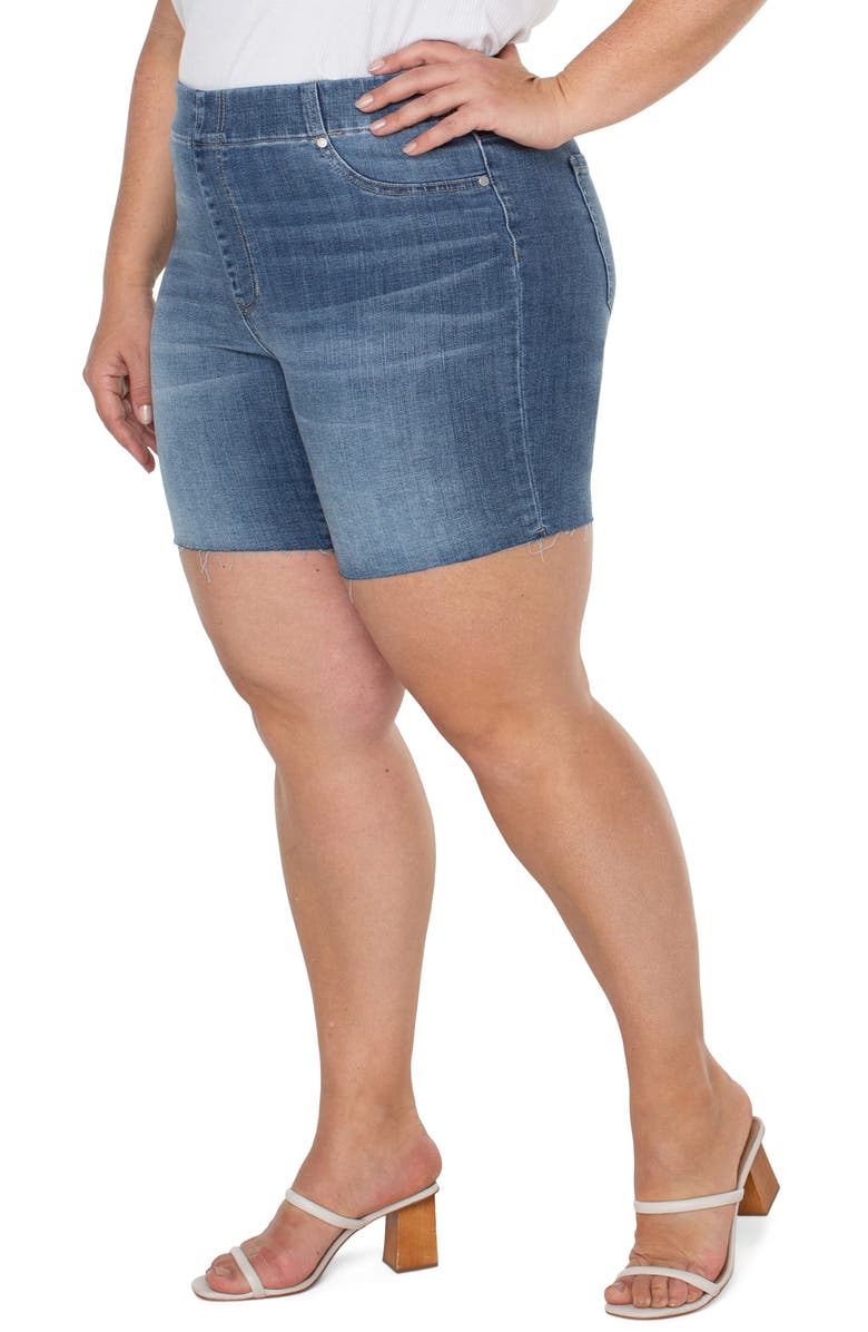 Liverpool Los Angeles Chloe Pull-On Cutoff Bermuda Shorts, Alternate, color, 