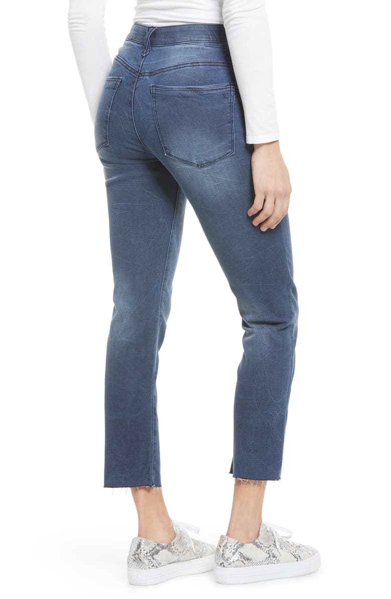 Wit & Wisdom Vintage High Waist Ankle Straight Leg Jeans, Alternate, color, 